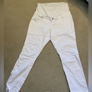White Maternity Abercrombie Jeans
